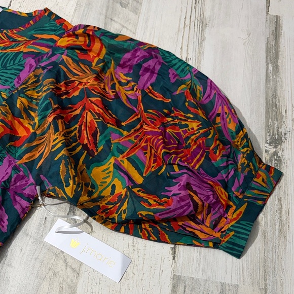 J. Marie The Asher Puff Sleeve Tunic Size Small NWT - Picture 13 of 13